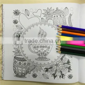 Fashion Wholesale Secret Garden Series Lovers Coffee Coloring Books for Adult thumbnail-2