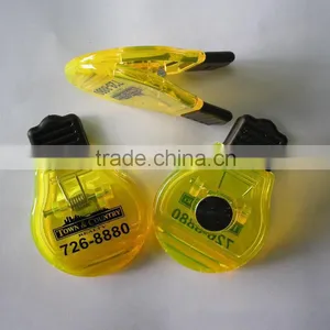 Plastic Light Bulb Shape Magnetic Clip, Plastic Power Clip, Promotional Magnetic Power Clip, PTMC031 thumbnail-1