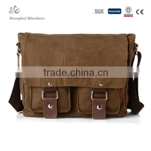 2015 Fashion Canvas Casual Shoulder Long Strap Bag for Make in China thumbnail-1