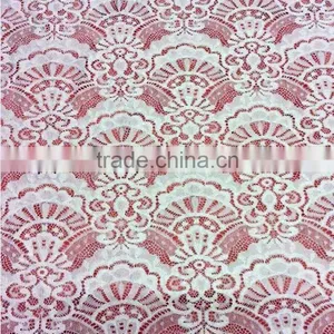 White Color Luxury African Voile Lace Fabric for Garment Accessories TH-8851 thumbnail-4