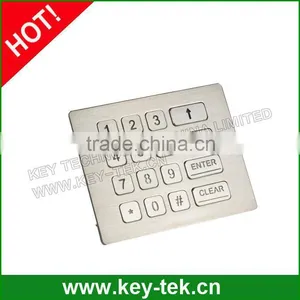 Industrial Vandal Proof With Backlight Numeric Keypad thumbnail-3