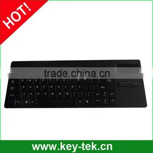 Super Slim Stand Alone Desk Top Plastic Keyboard Kiosk Plastic Keyboard With Toupad thumbnail-1