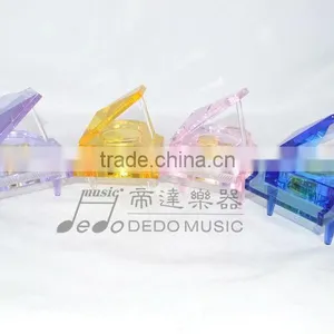 Romantic Purple Piano Crystal Music Box,Piano Gifts thumbnail-5
