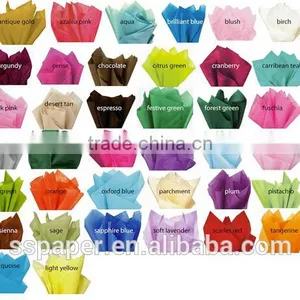 17g Plain Black Color Tissue Paper for Wrapping Clothes/white Tissue Paper thumbnail-6