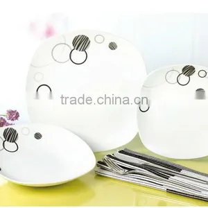 18Pcs High Quality Square Fine Porcelain Dinner Sets for Kitchen Wares thumbnail-3