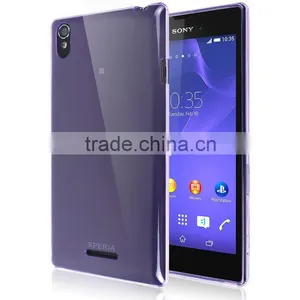 Ultra-thin TPU Cases Back Cover Case for Sony Xperia G T3 Hard Back Cover Case thumbnail-5