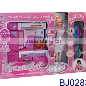 Funny Mini Sewing Machine Tool Toy With Doll Girl Set thumbnail-4
