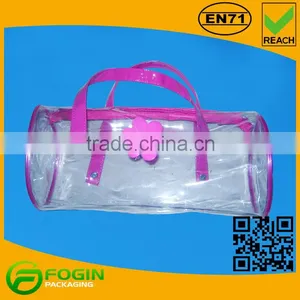 Round PVC Promotional Gift Pouch Gift Bag Waterproof PVC Pouch thumbnail-1