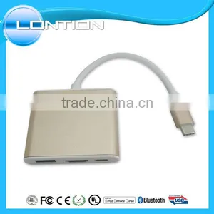 2016 Newest Design Usb3.1 Type c Hub Adapter for Laptop thumbnail-1