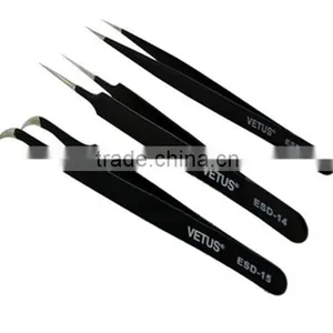 Hot Selling Stainless Steel ESD Tweezers Manufacturing/tweezers Eyelash Extension Esd TWEEZERS thumbnail-6