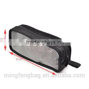Travel Organizer Carrying Zipper Mesh Case for Laptop Bluetooth Transmitter Line Cable thumbnail-2