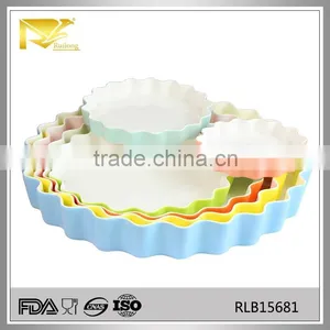 2015 New Products China Supplier Glazed Ceramic Dinner Plate for Dessert thumbnail-1