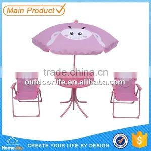 Lovely Kids Patio Set With Umbrella, Table and Chairs Set, Kids Outdoor Furniture thumbnail-5