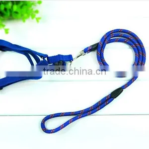 Wholesale Double Colors Styles Round Rope Fiber High Quality Strong Dog Pet Leashes thumbnail-4