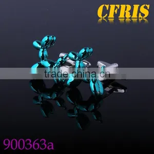 Shiny Blue Sheep Cufflink,Colors Custom Cufflink thumbnail-1