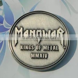 Custom Die Stamping 3d Antique Company Logo Coin thumbnail-2