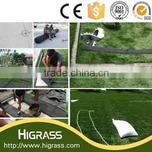 China Manufacturer Environmental Friendly Artificial Soccer Grass Turf, Synthetic Football Grass thumbnail-4