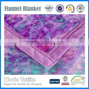 Promotional Flower Printed Flannel Fleece and Coral Fleece Blanket With Cheap Price thumbnail-6
