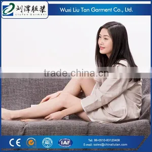 Good Quality Linen Pajama Sleepwear Dress for Women thumbnail-6