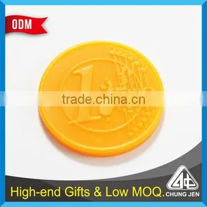 Customized Embossed Printing Laser Trolley Plastic Token Coin thumbnail-1