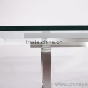 Luxury Furniture Office Furniture Stainless Steel Legs Glass Furniture thumbnail-5