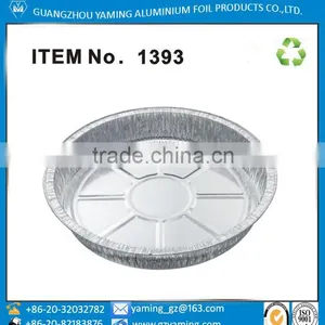 10 Inch Aluminium Foil Food Container for Baking Pizza Halloween Roast Pan Turkey Pan thumbnail-1