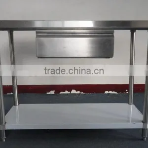 NSF Approval Detechable Prep Stainless Steel Work Table for Commercial Kitchen or Restaurant thumbnail-6
