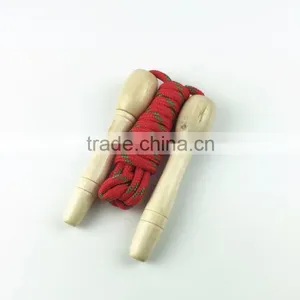 White Cotton Rope Wood Handle Jumping Rope /skipping Rope thumbnail-3