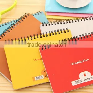School Diary Notebook Paper Spiral Novelty Notepad Journal Planner Day Scheduler Mini Cute Notebook Stationery 2016 thumbnail-3