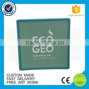 Top Quality Custom Print Logo Soft Pvc Coaster thumbnail-2