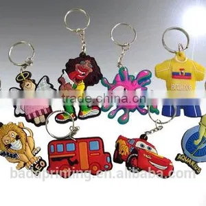 Factory Supply Metal Keychain . PVC Soft Keychain With Lovely Design . Gift Key Chain thumbnail-1