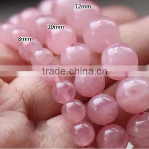 Natural Charming Rose Quartz Crystal Beads Bracelet Wholesale thumbnail-3