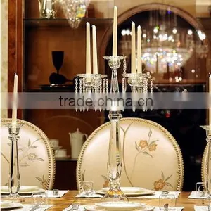 Table Decorations Centerpieces Wedding Crystal,tall Crystal Flower Candelabra thumbnail-1
