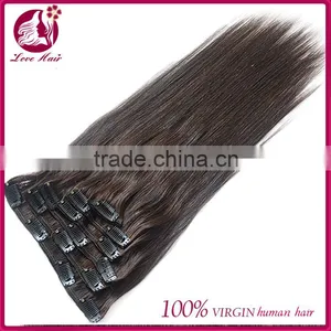 100% Unprocessed Virgin Clip in Malaysian Hair Extension thumbnail-1