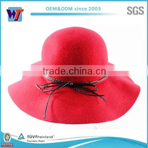 Fashion Women Ladies Hat Cap Wide Brim Floppy Wool Hat thumbnail-1