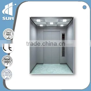 CE Approved Capacity 630-1600kg Elevator Cabin Decoration thumbnail-3