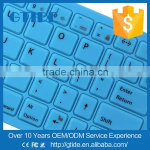 Silicone Keyboard Protector Foldable Bluetooth Wireless Rechargeable Keyboard thumbnail-4