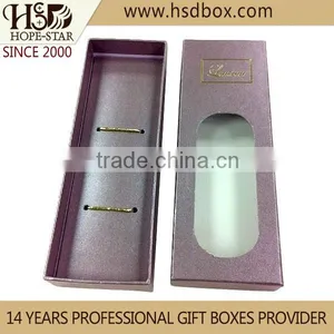 2016 Matte Lamination Custom Hair Extension Packaging, Folding Drawer Paper Hair Extension Packaging Box thumbnail-1
