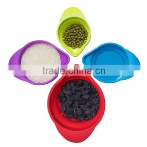 Holesale Grade 60ml 80ml 125ml 250ml Silicone Custom Measuring Cup thumbnail-1