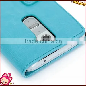 Hot Selling Leather Case for LG G2 With Card Slots thumbnail-3