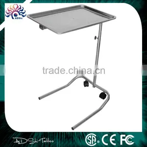 Stainless Steel Mayo Tray,Mobile Mayo Stainless Steel Tray Stand,Tattoo Tattoo Furniture thumbnail-1