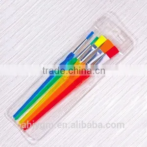 5PCS Nylon Plastic Handle Artist Brush/artist Paint Brush thumbnail-1