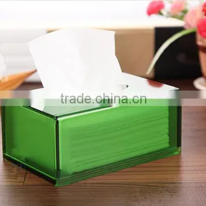 Hot Sale Rectangle Acrylic Tissue Box thumbnail-2