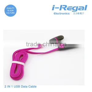 Popular USB 2 in 1 Cable to Micro USB and 8pin Cable With Cheap Prices thumbnail-5