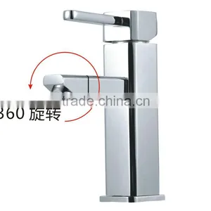 Copper Single Handle Zinc Two Handle Basin Mixer Basin Mixer thumbnail-1