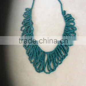 New Arrival Wholesale Colorful Handmade Beaded Necklet thumbnail-1