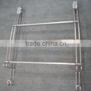 Teak Over the Door Towel Rack ORB Powder Coating Finish thumbnail-5
