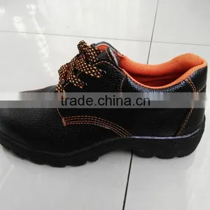 Pu Sole Leather Safety Shoes Metal Toe Cap Gaomi thumbnail-6