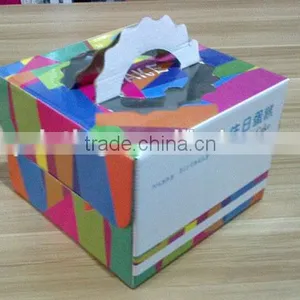Custom Design Food Grade Decorative Take Away Paper Cake Box thumbnail-1