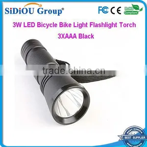 3W LED Bicycle Bike Flashlight thumbnail-1